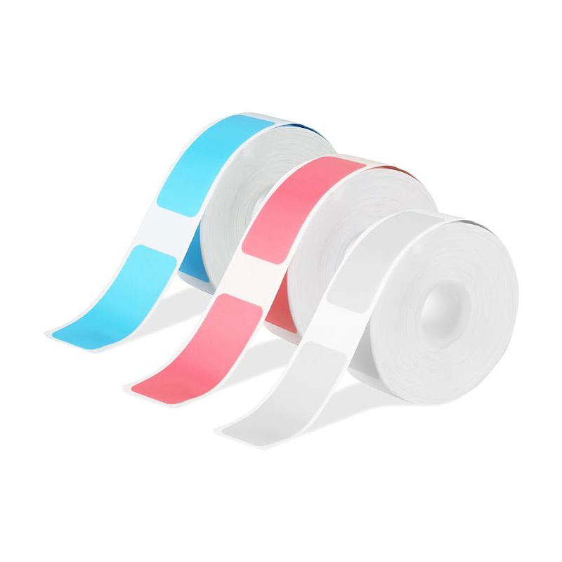 3pcs Tape, 3 Rolls 15x30mm Label Tape, D30 Portable Thermal Label Printing Paper For Office School H