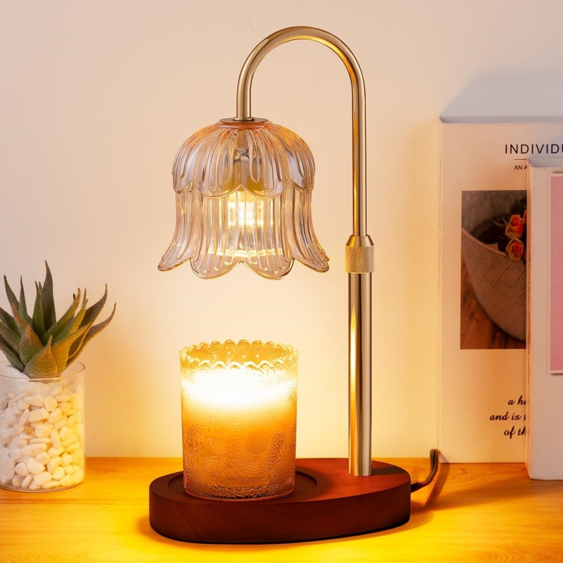 Aromatherapy Melting Wax Lamp Dimmable Night Light Table Candle Warmer Lamp Gift
