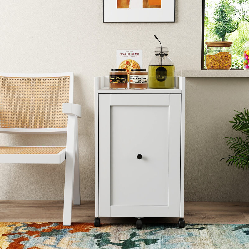 Organizer For Pantry -Sliding Out Snack Cabinet , Multi-Layer Soda Can Organizer For Pantry, Mobile