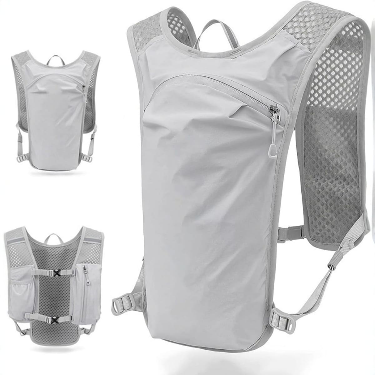 Lightweight Hydration Vest Backpack For Running Cycling Hiking, Breathable Trail Running Pack With W
