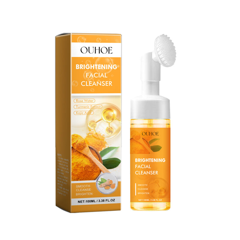 OUHOE Turmeric Cleanser Gently Cleanses Facial Skin, Moistens, Nourishes And Nourishes Skin Without
