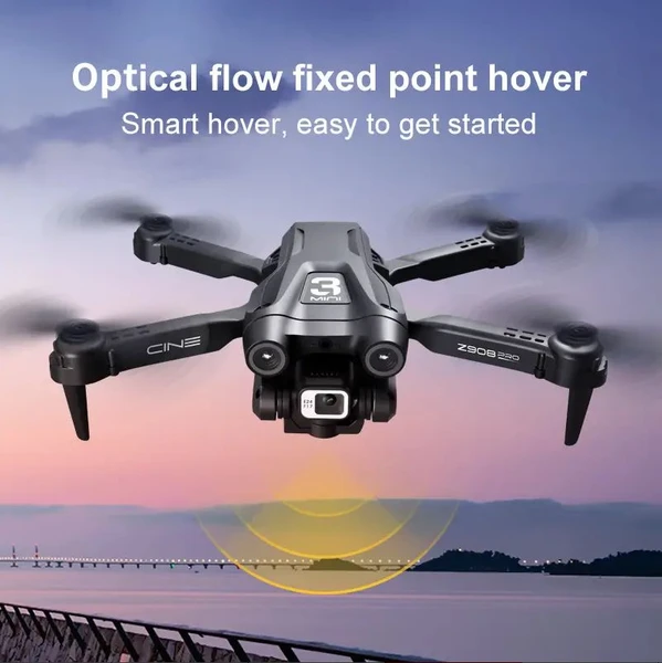 The Z908 Intelligent Drone Features Stable Altitude Flight, A Compact Four-axis Foldable Design, One