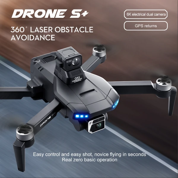 DRONE S+ 6K Electric Tuning Dual-Camera Drone With 360° Laser Obstacle