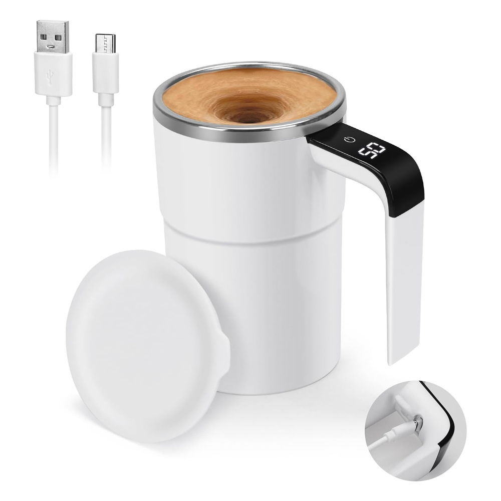 Self Stirring Mug, Auto Magnetic Coffee Mug