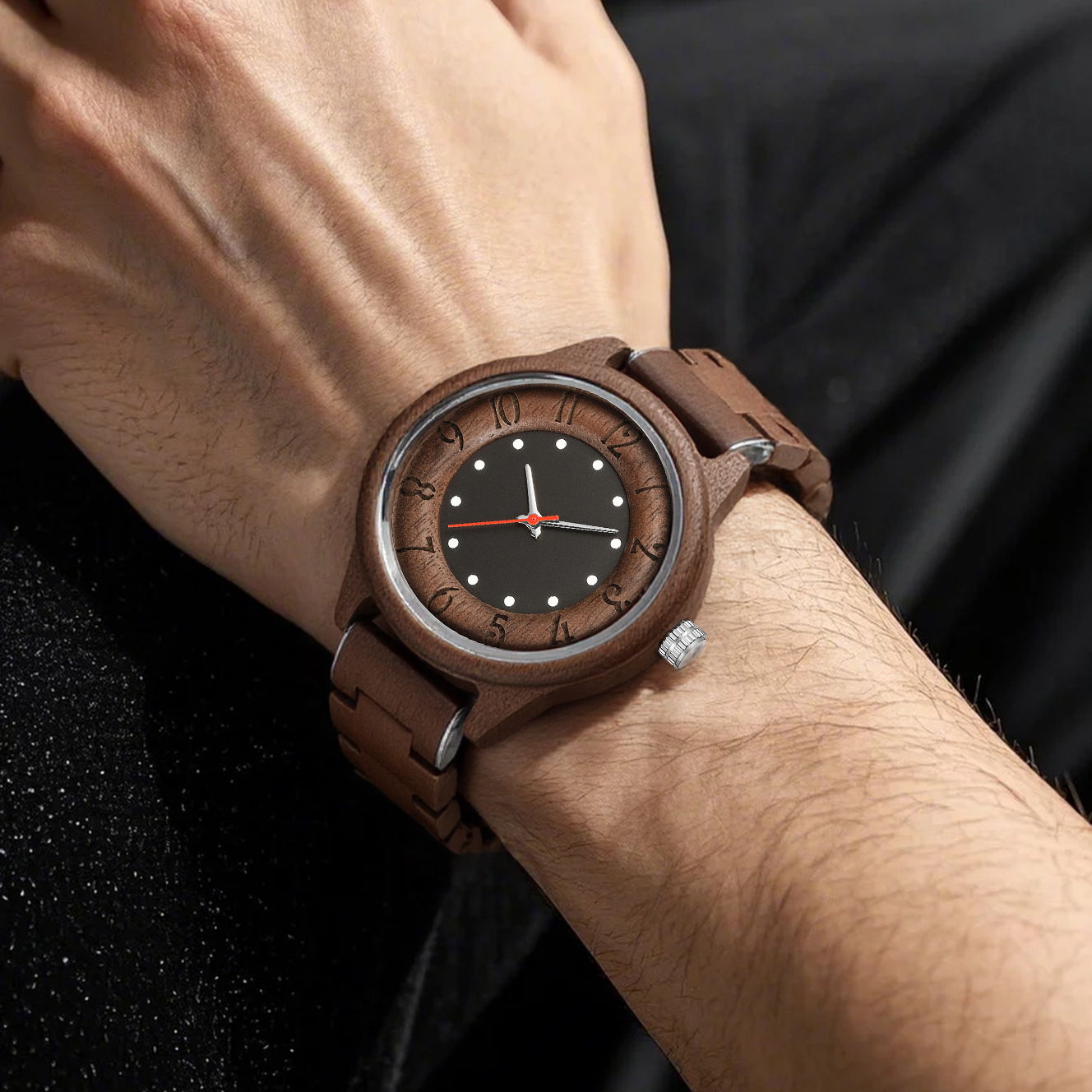 One Piece Wooden Fashionable Quartz Watch