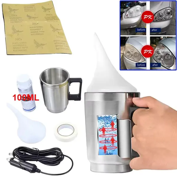 100ML Car Headlight Polishing Kit Headlight Restoration Liquid Polymer Headlamp Renovation Repair Cl