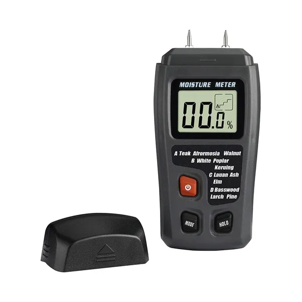 Digital LCD Moisture Detector Meter, Dampness Tester For Wood, Caravan, Building Materials
