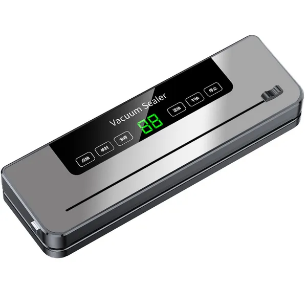 Automatic Vacuum Sealer Machine For Household Food Preservation - Dry & Wet Use, Deep Space Gray, In