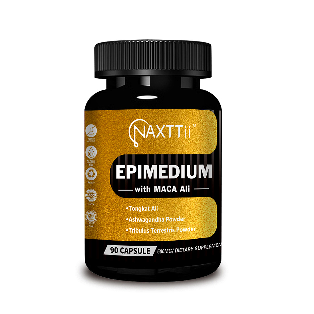 EPIMEDIUM Maca Root Powder Tongkat Aliand Tribulus Terrestris Powder 90 Capsules 500mg Dietary Suppl