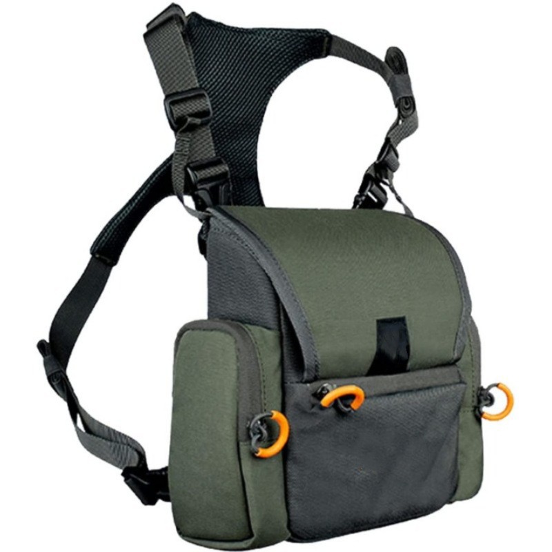 Outdoor Hunting Telescope Bag Adjustable Binoculars Chest Pack Camouflage
