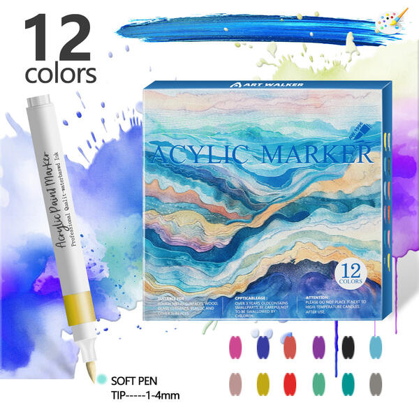 Childrens Acrylic Marker Set For Drawing And Doodling