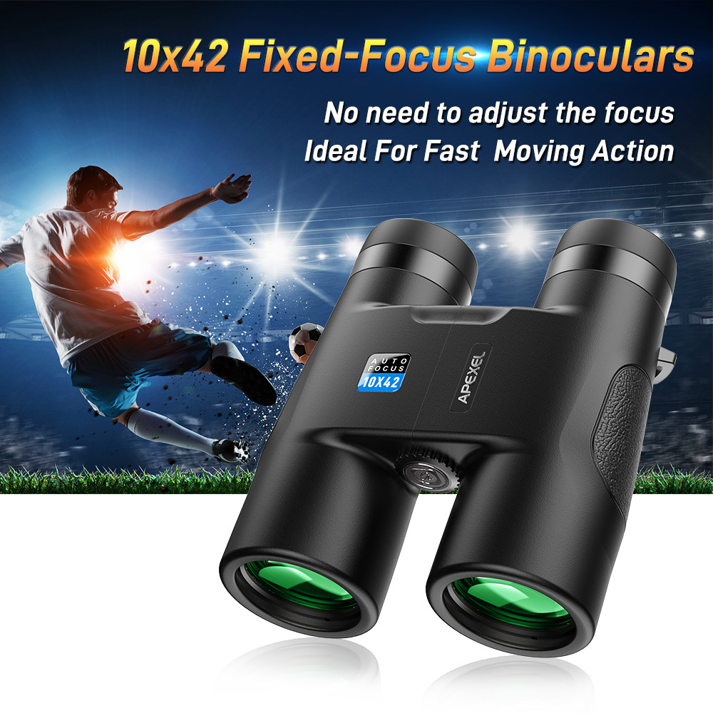 10x42 Dual-Tube Auto-Focus HD Resolution Binoculars For Concerts And Sports Games