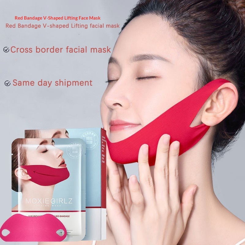 Firming Lifting Ear-Loop Hydrogel Mask For A Slimmer V-Shaped Face