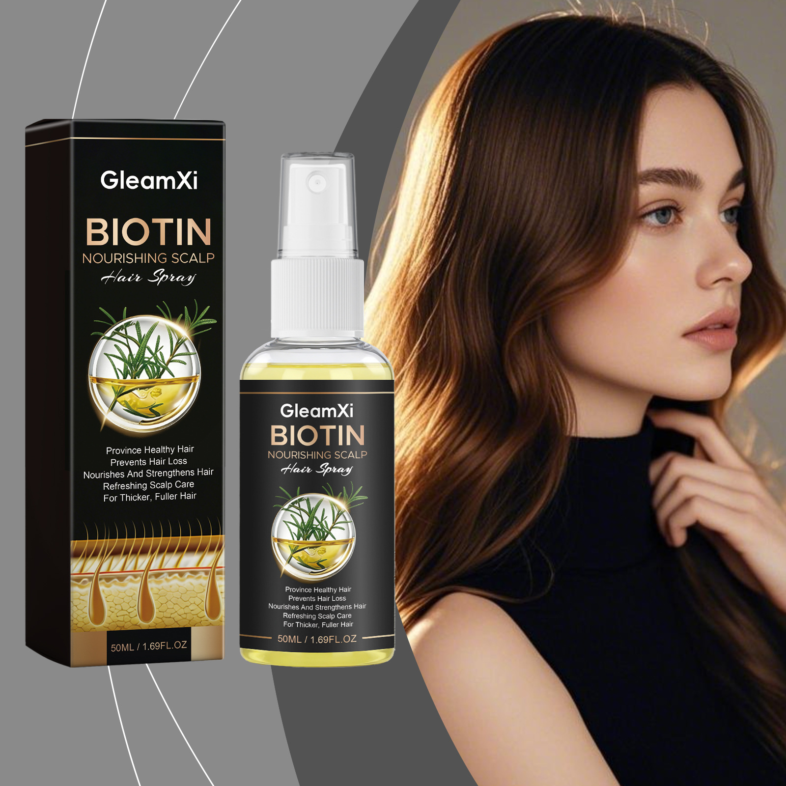 Scalp-nourishing Hair Care Spray