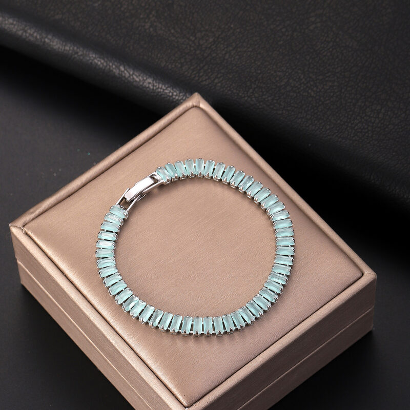 Zircon Tennis Chain Bracelet Ins Luxury Style
