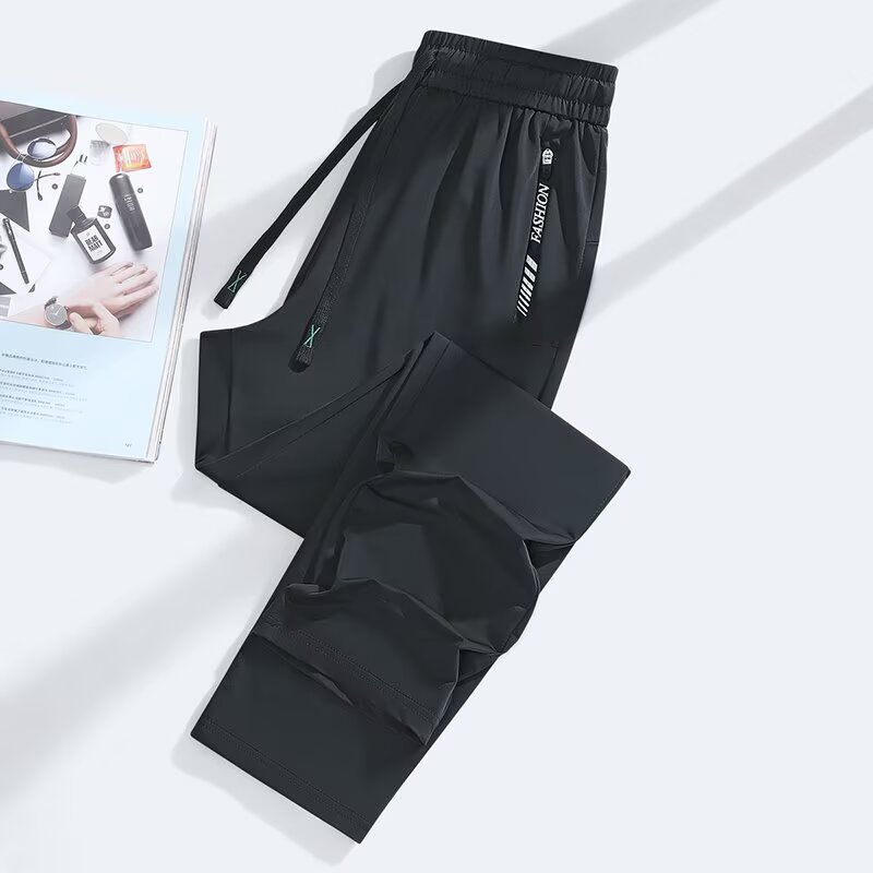 Quick-Drying Lightweight Loose-Fitting Anti-Mosquito Cool-Feel Casual Trousers
