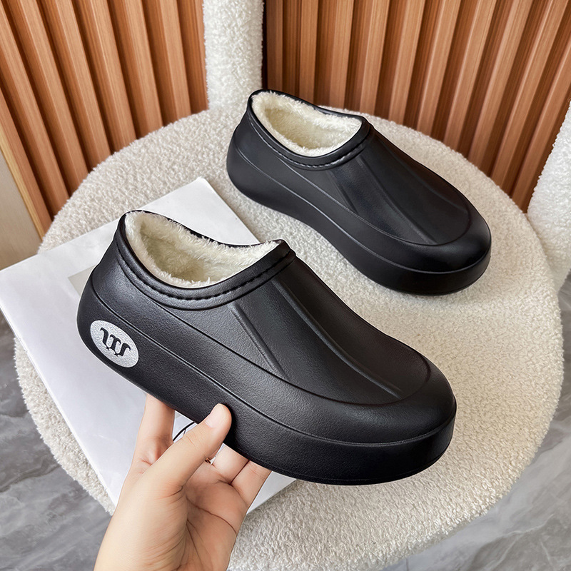 Envelope-style Warm Waterproof And Oil-resistant Slip-on Shoes