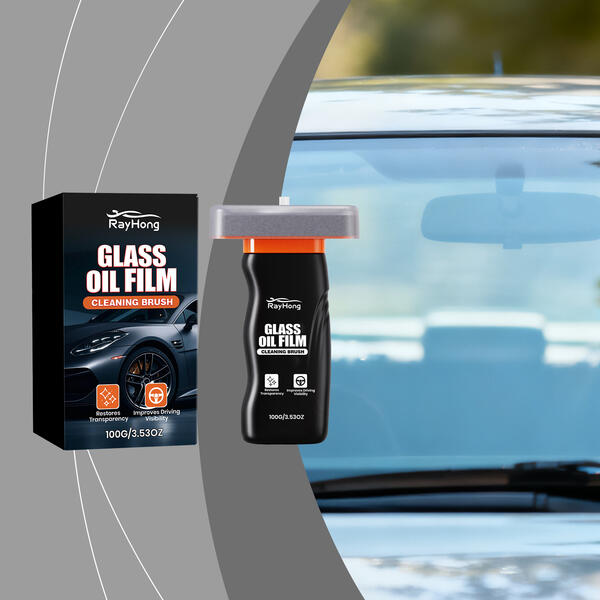 Car Glass Oil Film Cleaning Brush