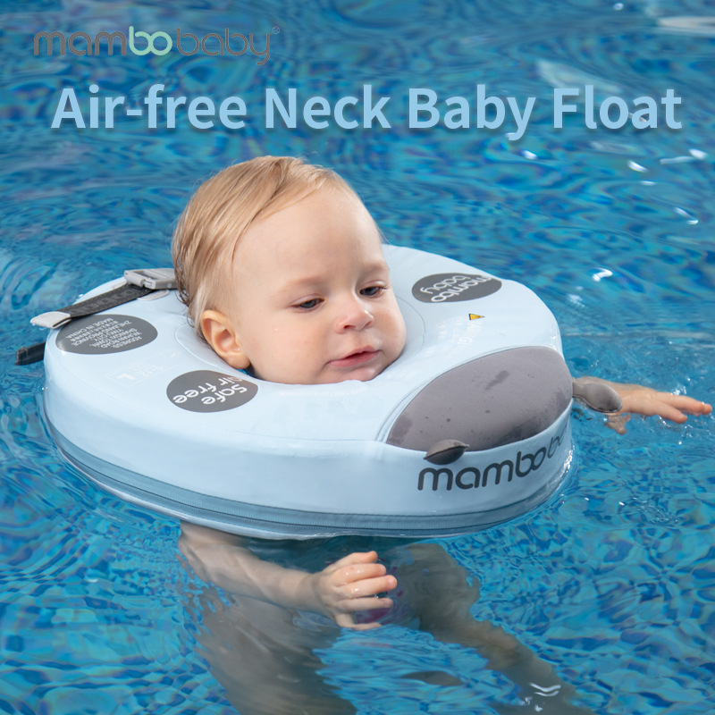 Inflatable-Free Adjustable Cartoon Baby Swimming Ring