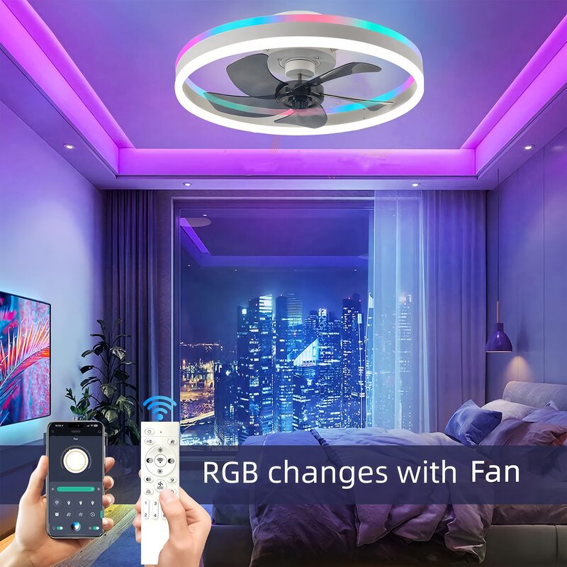 RGB Fan Lights For PCs Remote Control