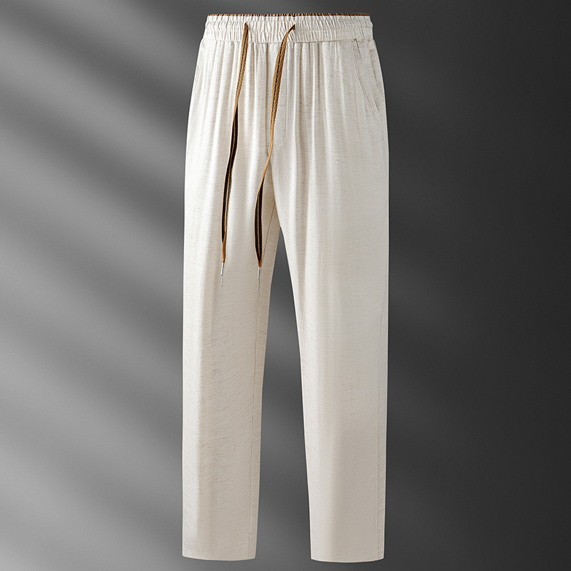 Men's Micro Wide Straight Breathable Sports Pants
