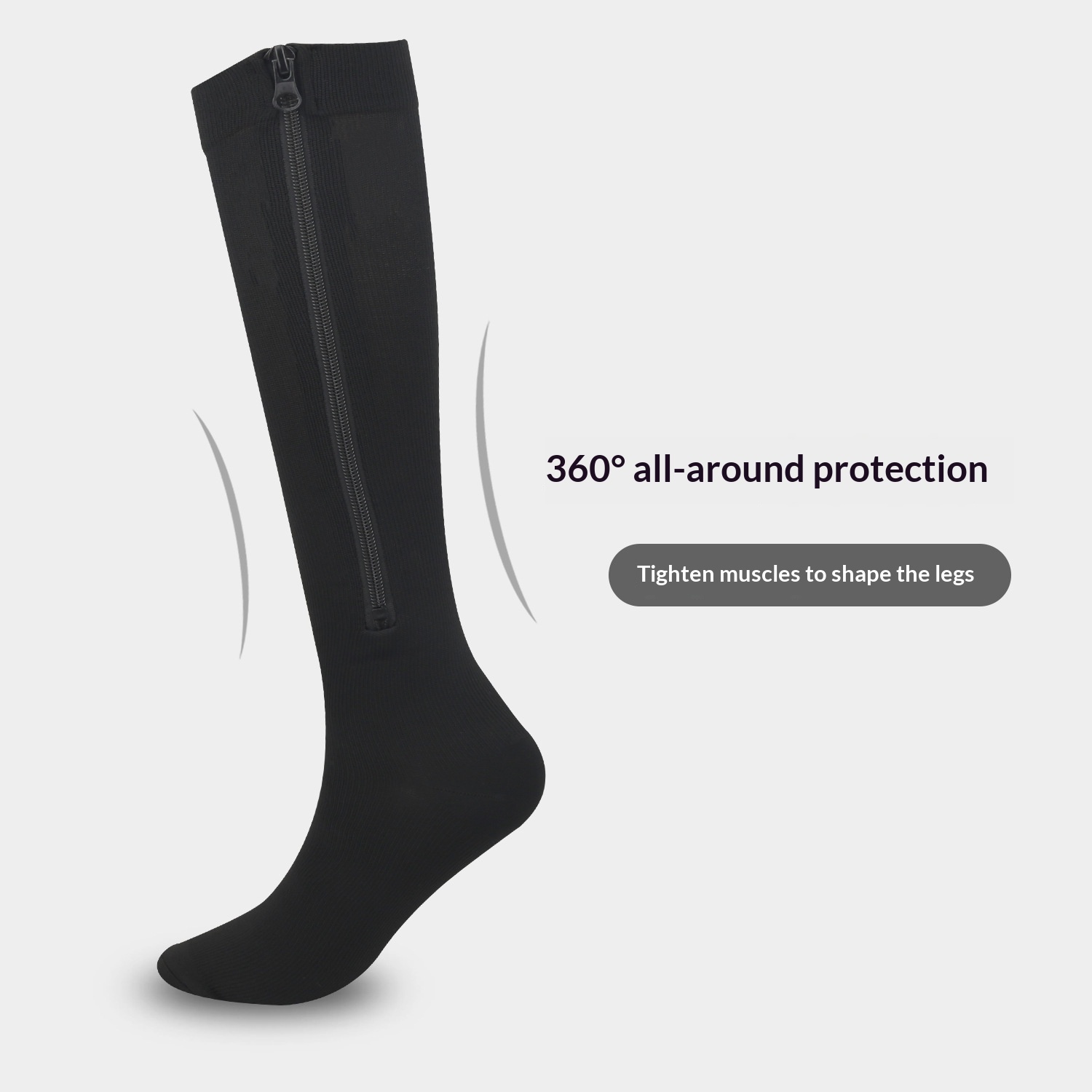 Women's Calf-Length Outdoor Fitness Running Compression Socks