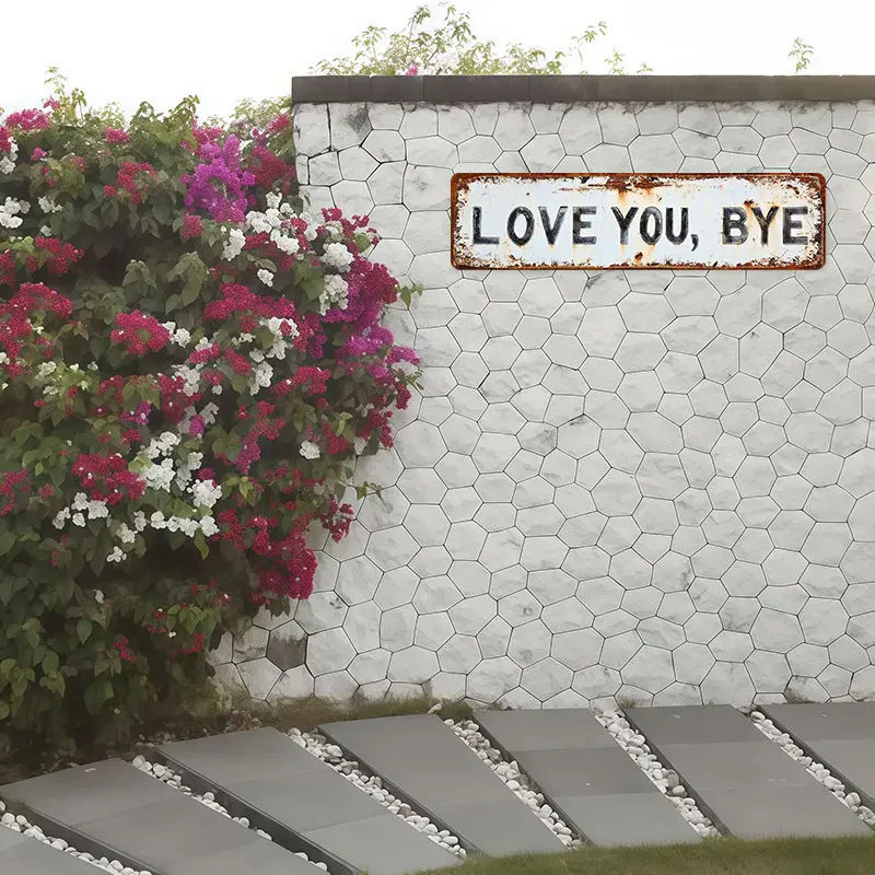 Practical Vintage Metal Wall Sign Decor