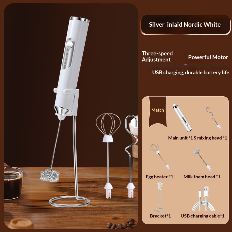 Coffee Frother Household Electric Hand-held Whisk