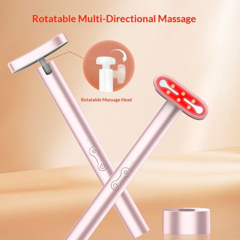 Device Microcurrent Red Light Massager For The Face